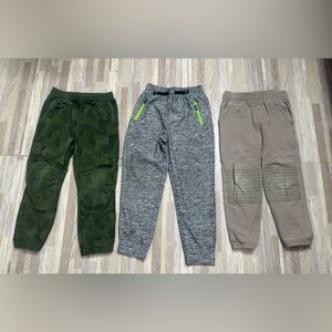 Kids' Green, Gray, and Tan Bottoms Bundle, Size 5
